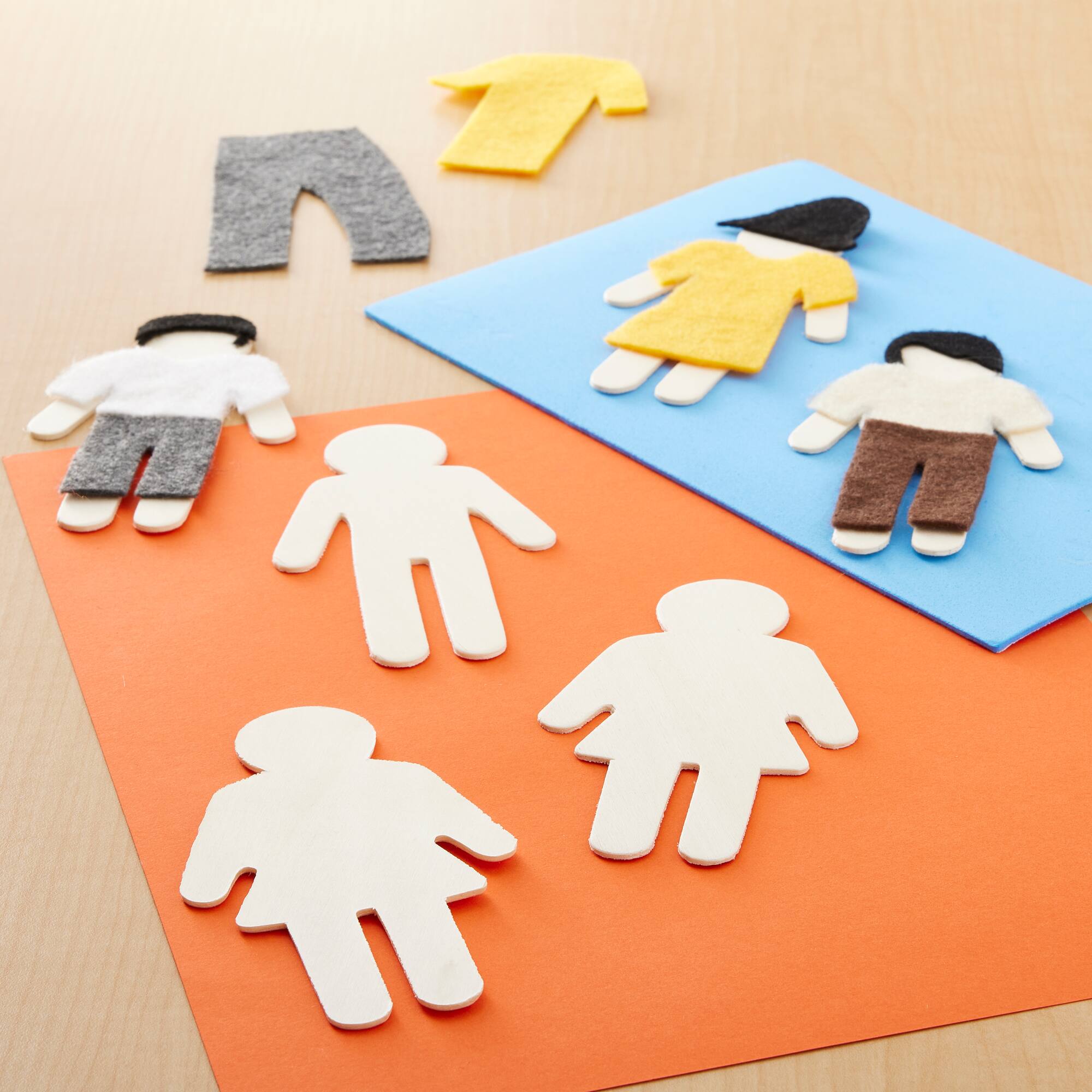Wood People Shapes by Creatology™